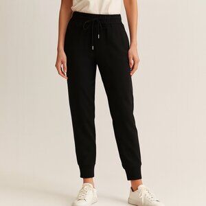 Aritzia Wilfred Buffon Joggers Women’s Size XS Black Crepe Drawstring Waist